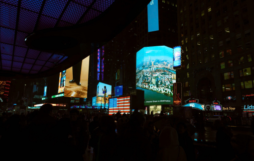 Hình ảnh Việt Nam tỏa sáng tại Quảng trường Thời đại