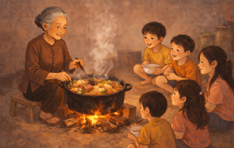 Nồi xà bần của ngoại