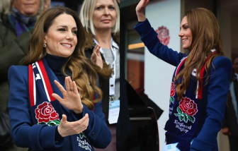Bộ cánh "phá quy tắc" hoàng gia của vương phi Kate Middleton