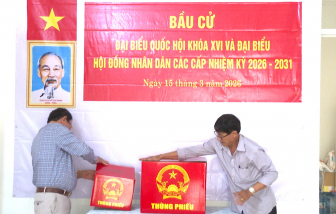 Tỉnh An Giang có 2.712 khu vực bỏ phiếu, hơn 3,8 triệu cử tri