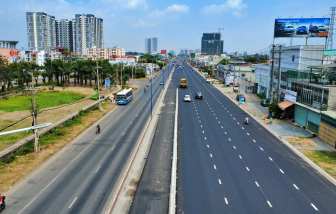 Quốc lộ 13 qua phía Bắc TPHCM đã mở rộng lên 8 làn xe