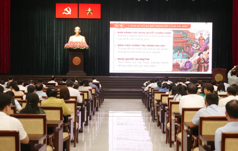 Hơn 90.000 đại biểu TPHCM tham dự Hội nghị triển khai Nghị quyết về phát triển văn hoá Việt Nam