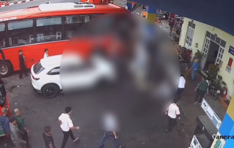 Bắt khẩn cấp nam thanh niên tông ô tô vào cây xăng khiến 7 người bị thương ở Đà Lạt