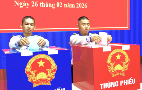 Vùng 2 Hải quân tổ chức bầu cử sớm cho các lực lượng thực hiện nhiệm vụ trên biển