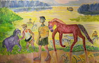 Đầu năm Bính Ngọ, xem tranh ngựa của hoạ sĩ U80