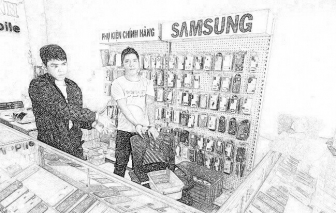 2 tên trộm phá camera, đột nhập cửa hàng trộm 17 điện thoại