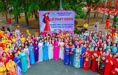 Hội LHPN các xã, phường tại TPHCM rộn ràng bước vào “Tuần lễ Áo dài” năm 2026
