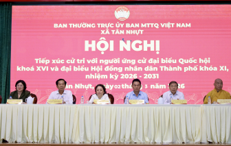 Cử tri xã Tân Nhựt gửi gắm nhiều kiến nghị thiết thực đến các ứng cử viên Quốc hội và HĐND TPHCM