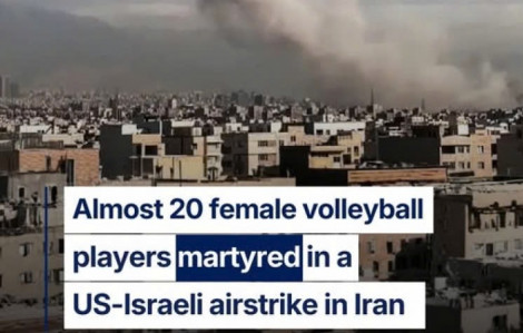 20 nữ vận động viên bóng chuyền Iran tử vong ngay trên sân tập sau vụ không kích