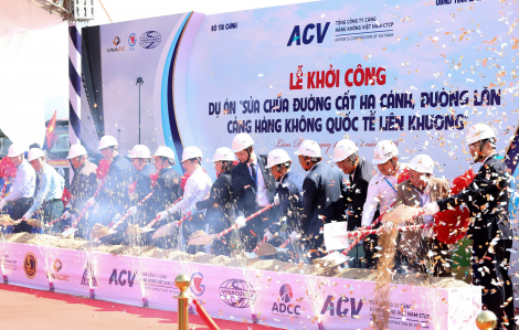 Khởi công dự án sửa chữa đường băng sân bay quốc tế Liên Khương