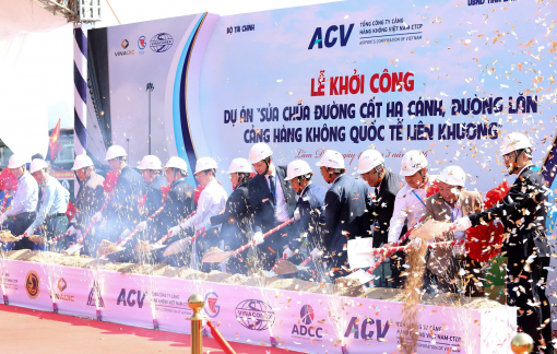 Khởi công dự án sửa chữa đường băng sân bay quốc tế Liên Khương