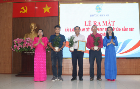 Thêm câu lạc bộ “Nam giới tiên phong thúc đẩy bình đẳng giới” tại phường Thới An