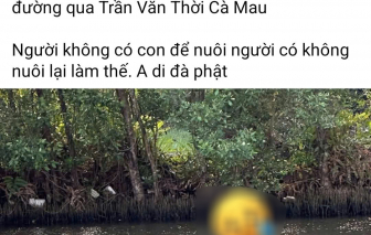 Phát hiện thi thể trẻ sơ sinh trôi trên sông ở Cà Mau