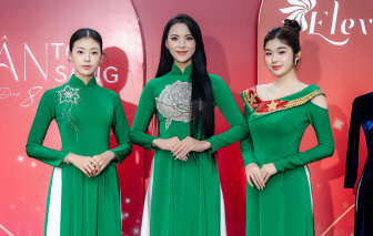 Tôn vinh vẻ đẹp nữ chiến sĩ qua bộ sưu tập áo dài Hương thời gian