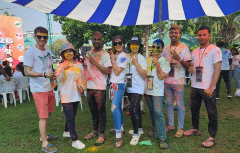 Rực rỡ lễ hội Holi 2026 tại TPHCM