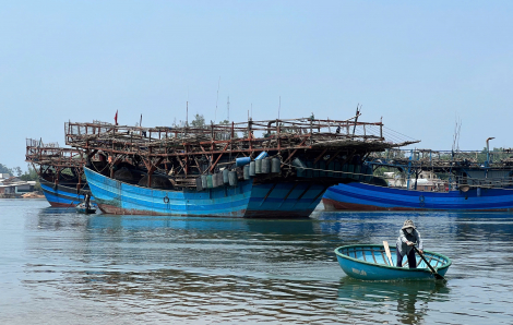 Hai tàu câu mực Quảng Ngãi bị hỏng máy, thả trôi giữa biển