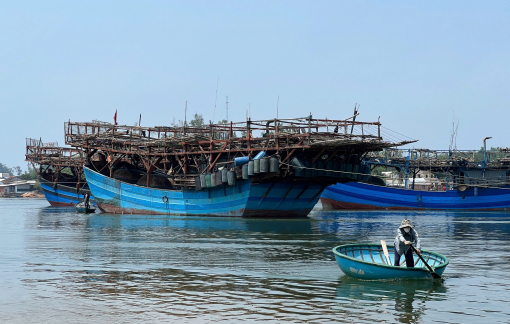 Hai tàu câu mực Quảng Ngãi bị hỏng máy, thả trôi giữa biển