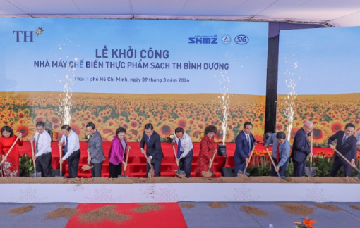 Khởi công Nhà máy chế biến thực phẩm sạch TH Bình Dương