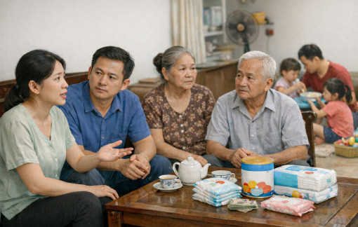 Gửi con cho ông bà phải bao luôn cháu ruột