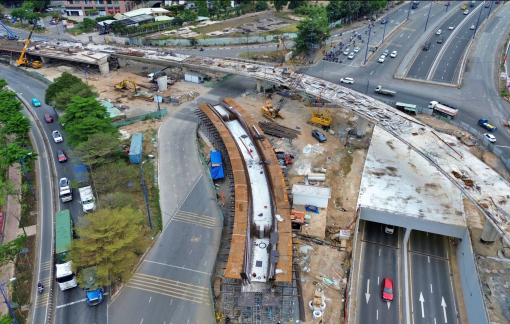 Tăng tốc thi công nhánh cầu N3 nút giao An Phú