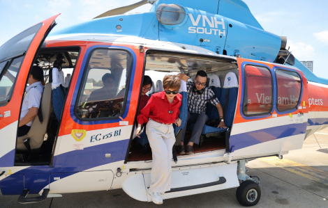 Tour trực thăng ngắm TPHCM từ trên cao chính thức đón khách