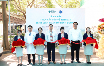 Bệnh viện Hoàn Mỹ Bình Dương ra mắt Trạm Cấp cứu Vệ tinh 115