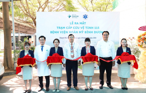 Bệnh viện Hoàn Mỹ Bình Dương ra mắt Trạm Cấp cứu Vệ tinh 115
