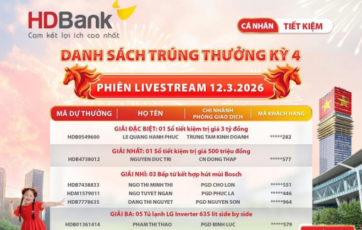 Chủ nhân giải 3 tỉ đồng đã lộ diện, hành trình “Tiết kiệm tỉ phú” tại HDBank khép lại trong những khoảnh khắc vỡ òa