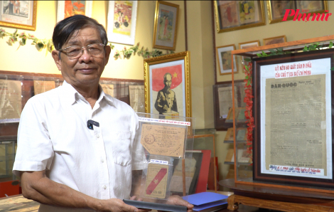 Gặp gỡ người cựu chiến binh lưu giữ lá phiếu bầu cử đầu tiên của đất nước sau ngày độc lập