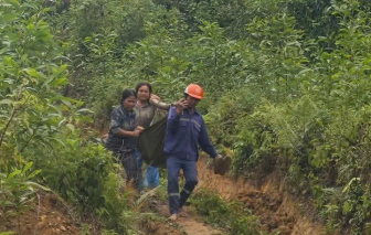 2 người đàn ông khai thác keo gần đường dây cao thế bị phóng điện