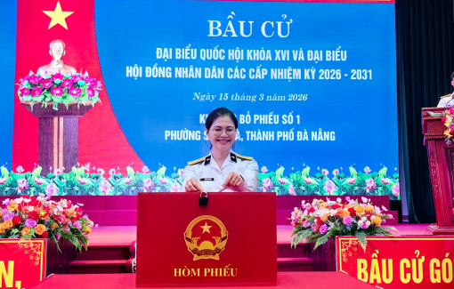 Hơn 3.000 cử tri tại Vùng 3 Hải quân tham gia bầu cử