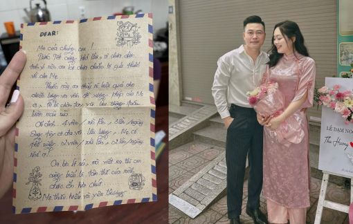Người phụ nữ tự nhận 'gái ế' khoe lá thư tay con rể gửi mẹ vợ