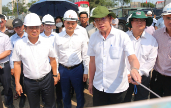 Chủ tịch UBND TPHCM Nguyễn Văn Được kiểm tra dự án nút giao An Phú