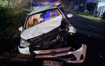 Tài xế xe tải tông 3 ô tô, 1 người đi bộ tử vong dương tính với ma túy