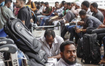 Lao động di cư hoang mang giữa chiến sự Trung Đông