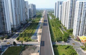 Đường Vành đai 3 TPHCM xuyên khu đô thị  Vinhomes băng băng về đích