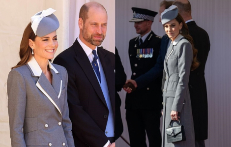 Vương phi Kate Middleton 'nâng tầm' thời trang ngoại giao