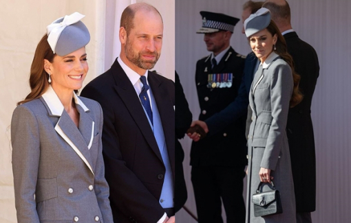 Vương phi Kate Middleton 'nâng tầm' thời trang ngoại giao
