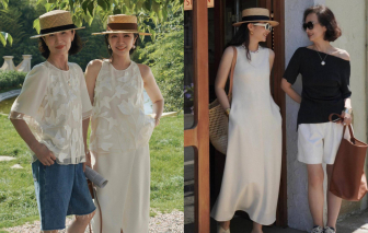 Mẹ trung niên 'đu' thời trang Gen Z cùng con gái thế nào để không lố?