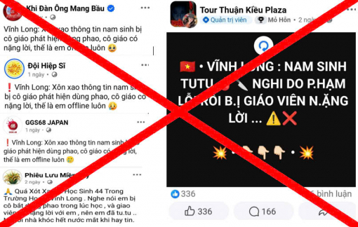 Nam sinh tự tử do giáo viên nặng lời là tin giả