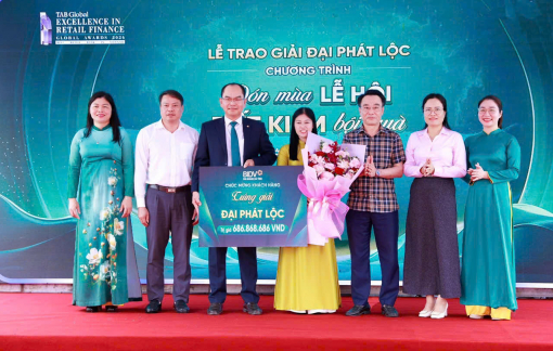 Khách hàng may mắn “đón lộc” hơn 686 triệu đồng từ BIDV