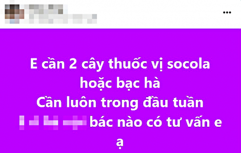 Học sinh đua nhau sưu tầm thuốc lá thơm