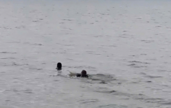 Chiến sỹ công an bơi ra giữa hồ Tây cứu cô gái tự tử