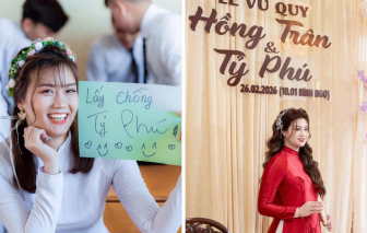 Câu chuyện tình yêu: Cô gái gây bão mạng khi lấy chồng… Tỷ Phú