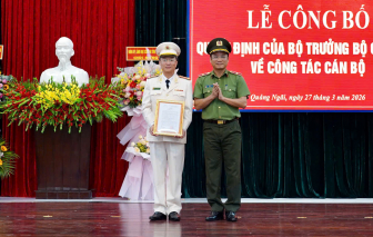 Phó giám đốc Công an Đà Nẵng làm Phó giám đốc Công an tỉnh Quảng Ngãi
