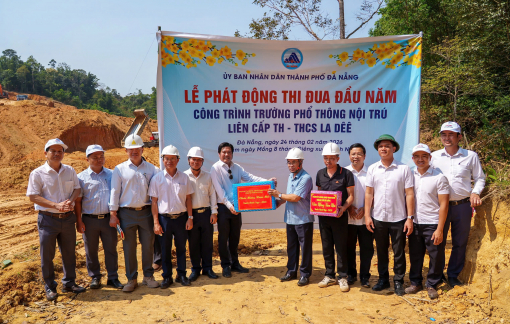 Quân đội điều động 6 đội xây dựng 6 trường phổ thông nội trú tại các xã biên giới Đà Nẵng