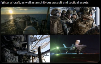 Tàu đổ bộ tấn công USS Tripoli của Mỹ tới Trung Đông