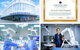 Việt Nam lần đầu có Robot AI thay khớp “siêu thao tác” tại Bệnh viện Tâm Anh