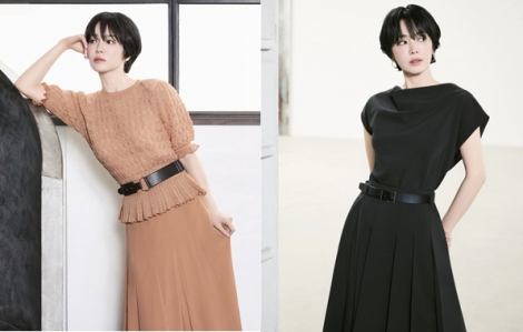 Phong cách công sở mùa hè thanh lịch, tối giản của Song Hye Kyo