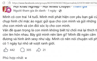 Xem điện thoại của con trai học lớp 8, mẹ choáng váng vì tin nhắn, hình ảnh 18+